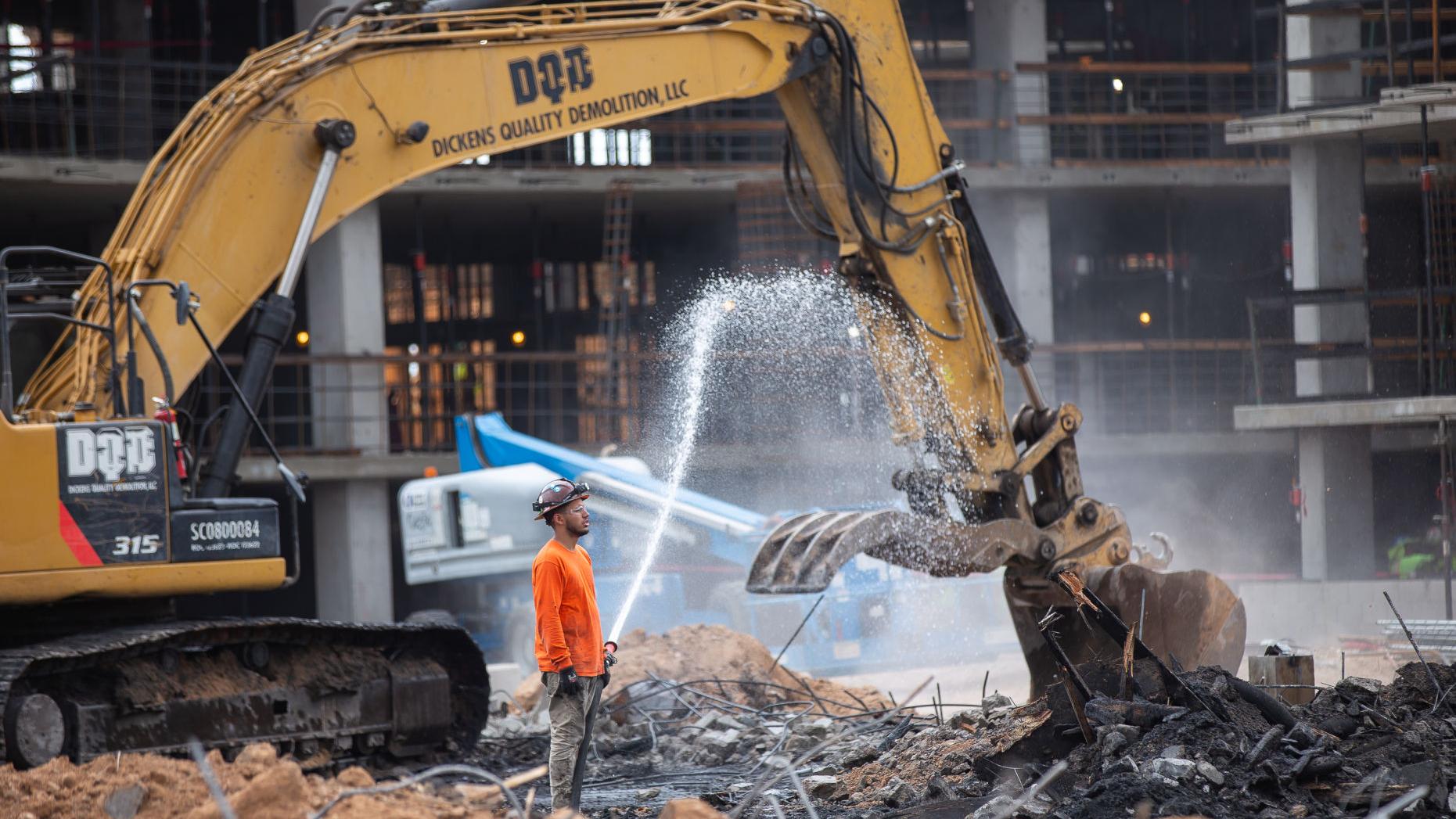 Photos: Huge fire destroys Tucson student housing project